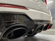 Audi Q3 2019–2025 Achterdiffuser met uitlaatsierstukken QRS-Style foto 1