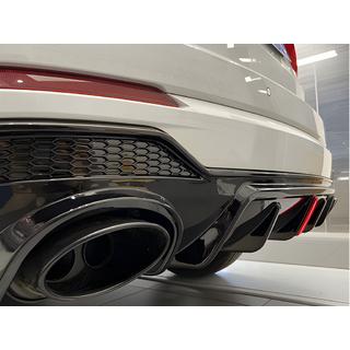 Achterdiffuser met uitlaatsierstukken QRS-Style Audi Q3 2019–2025 foto 1