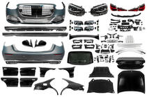 Mercedes S-class W221 2005–2013 W223 Maybach faceliftkit (met deurgrepen en inserts) foto 1