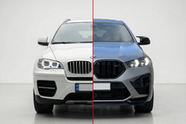 BMW X6 E71 2008–2014 Faceliftset voor X6M F96 LCI foto 1