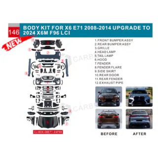 Faceliftset voor X6M F96 LCI foto 3