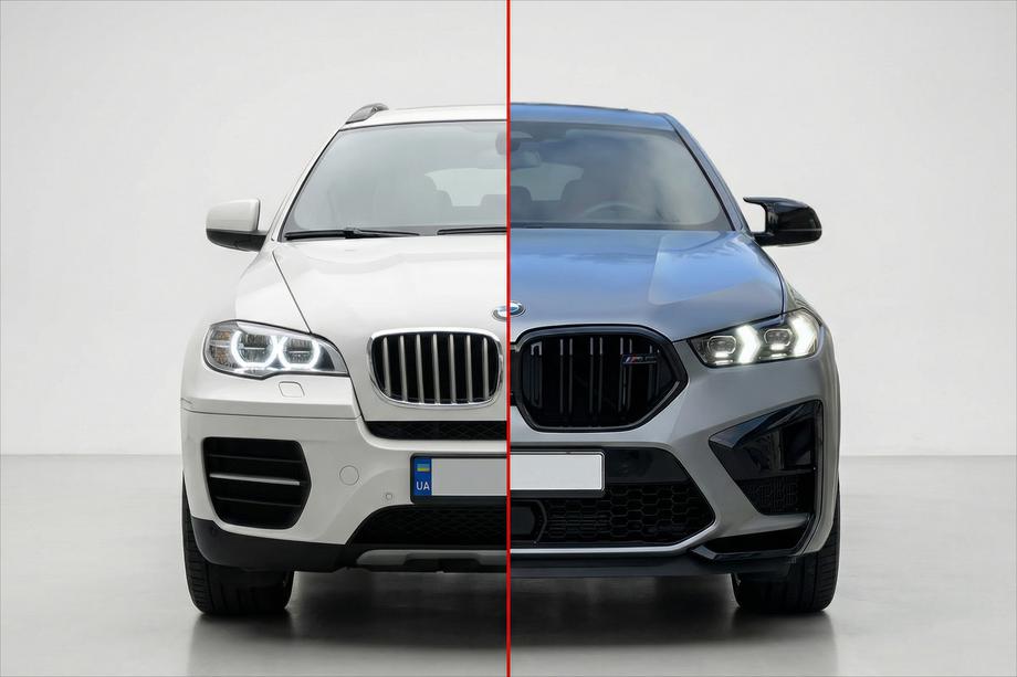 BMW X6 E71 2008–2014 Faceliftset voor X6M F96 LCI Image