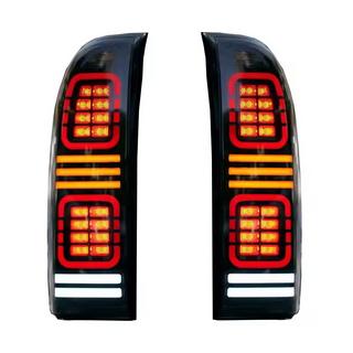 Achterlichten Smoke Black LED (2004-2008, 2 stuks) Nissan Patrol Y61 1997–2011 foto 1