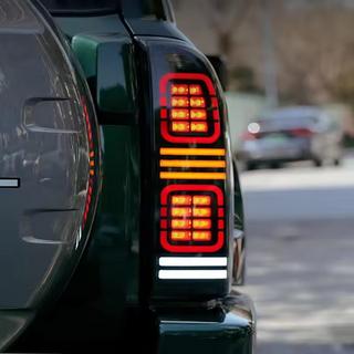 Achterlichten Smoke Black LED (2004-2008, 2 stuks) Nissan Patrol Y61 1997–2011 foto 2