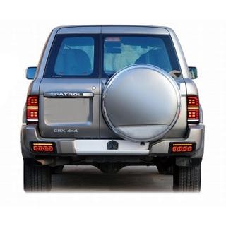 Achterlichten Smoke Black LED (1999-2004, 2 stuks) Nissan Patrol Y61 1997–2011 foto 2