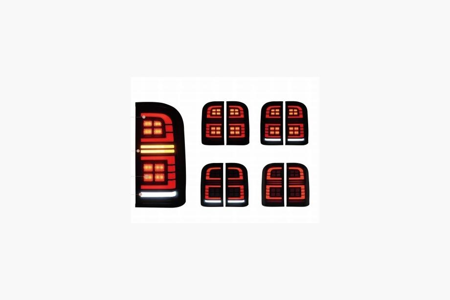 Nissan Patrol Y61 1997–2011 Achterlichten Smoke Black LED (1999-2004, 2 stuks) Foto 1