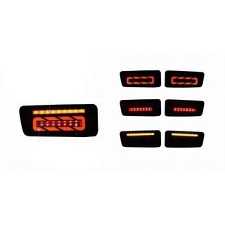 LED achterlichten Smoke Black (1999-2005, 2 stuks) Nissan Patrol Y61 1997–2011