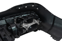 Mercedes GLS X167 2019– Achterdiffuser met uitlaatsierstukken, zwart (GLS53-design) foto 11