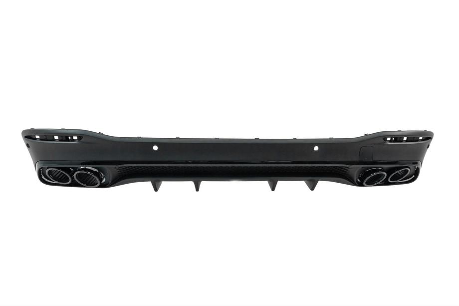 Mercedes GLS X167 2019– Achterdiffuser met uitlaatsierstukken, zwart (GLS53-design) Image