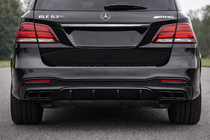 Mercedes GLE/ML-klasse W166 2011–2018 Achterdiffuser voor GLE (GLE63 Black design) foto 1