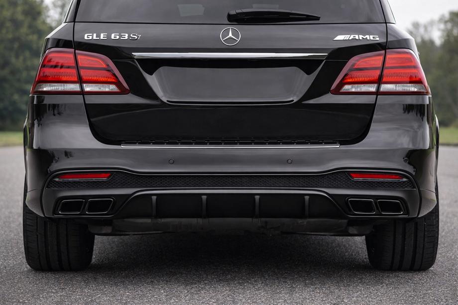 Mercedes GLE/ML-klasse W166 2011–2018 Achterdiffuser voor GLE (GLE63 Black design) Image