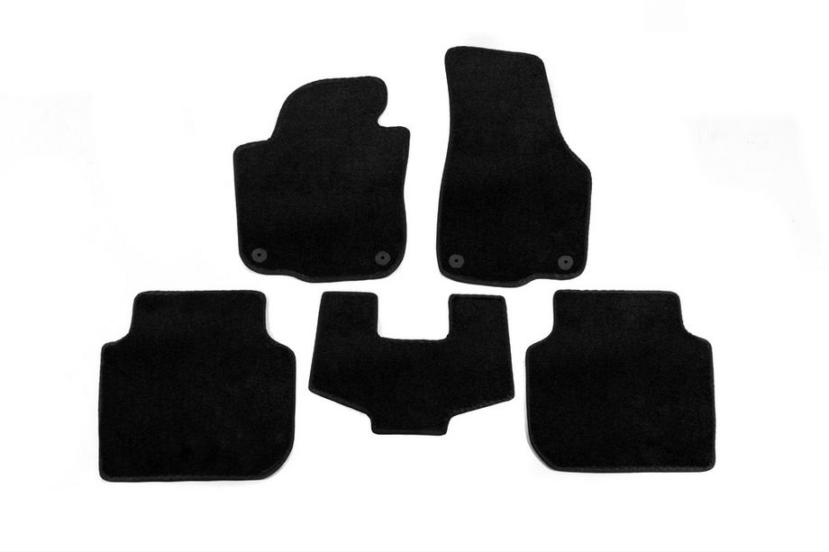 Volkswagen Passat B8 2015–2023 Premium stoffen automatten (USA, zwart) Image