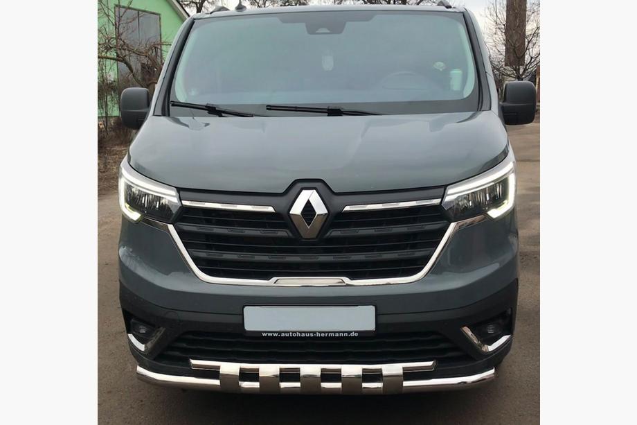 Renault Trafic 2015– Shark ST015 frontbeugel (2021+, RVS) Image