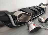 Audi TT 2014–2023 Achterdiffuser met uitlaatsierstukken TTRS-Style (2014-2020) foto 1