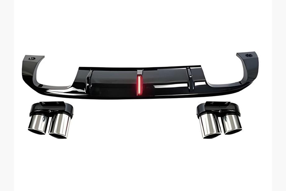 Audi Q2 2016– Achterdiffuser met QS-Style uitlaatsierstukken (2016-2024) Image