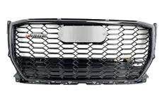Audi Q2 2016– Voorgrille RSQ-Style (2016-2024, zwart) foto 1