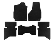 Dodge RAM (DS/DJ/D2) 2009–2024 EVA vloermatten (2009+, 5-zits/4-zits cabine, Zwart) foto 1