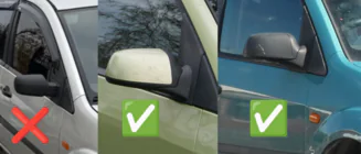 Ford Fusion 2002–2012 Spiegelkappen BMW-Style V2 (2 stuks) foto 4