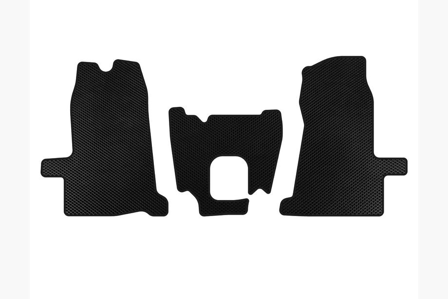 Ford Transit 2000–2014 EVA automatten voor interieur (2000-2006, 1+1, handgeschakeld, zwart) Image