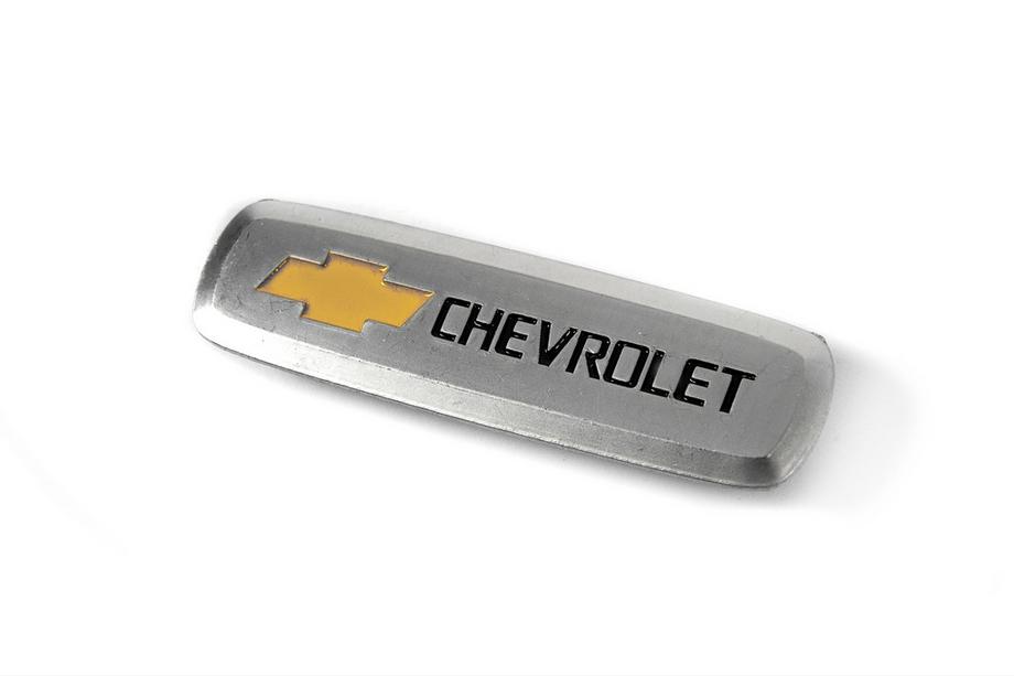 Chevrolet Aluminium badge voor automatten (1 st.) Image