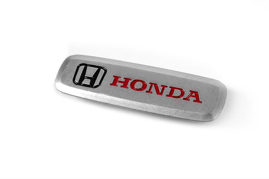 Honda Aluminium badge voor automatten (1 st.) Image