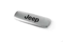 Jeep Aluminium badge voor automatten (1 st.) foto 1