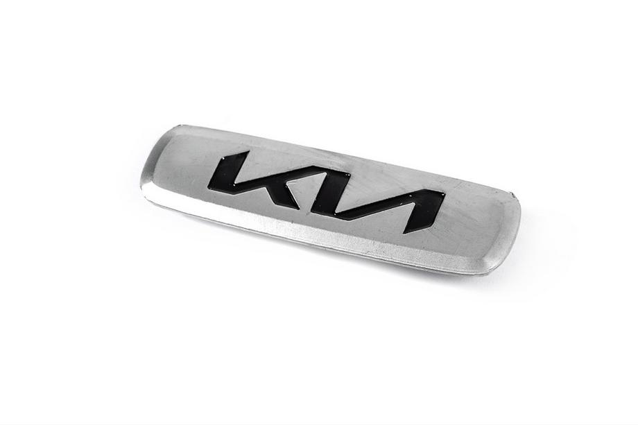KIA Aluminium embleem voor automatten V-2 (1 st.) Foto 1
