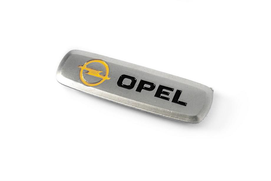 Opel Aluminium badge voor automatten (1 st.) Foto 1