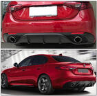 Alfa Romeo Giulia 2016–2022 Achterbumper diffuser Lip Carbon V2 (Carbon) foto 5
