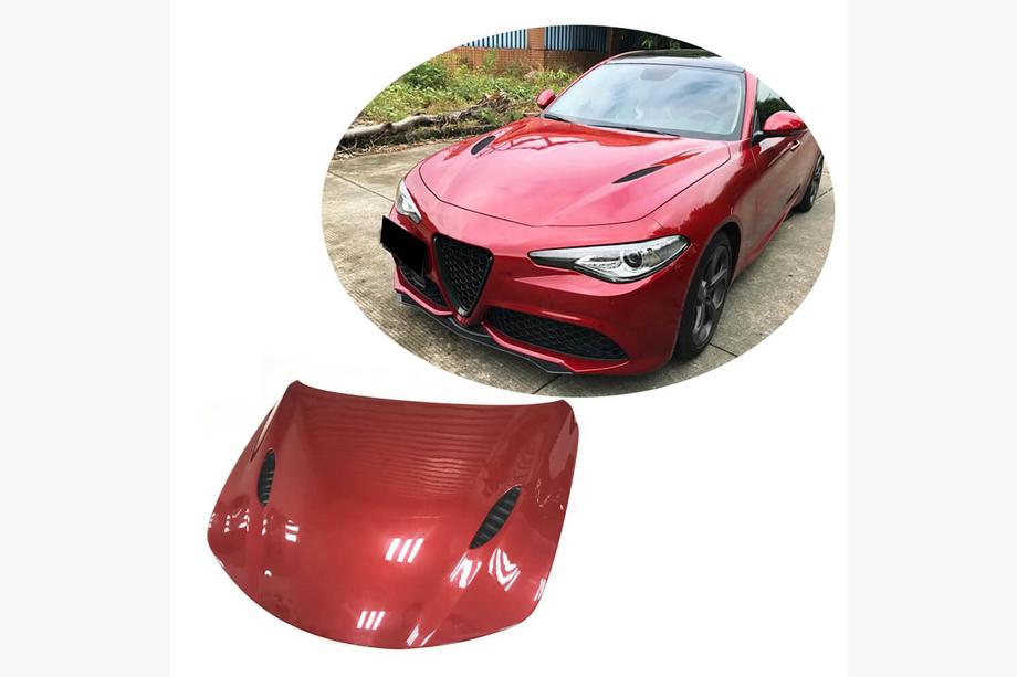 Alfa Romeo Giulia 2016–2022 Motorkap V2 (carbon) Foto 1