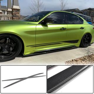 Sideskirts V1 (voor Base/Sport, carbon) foto 2