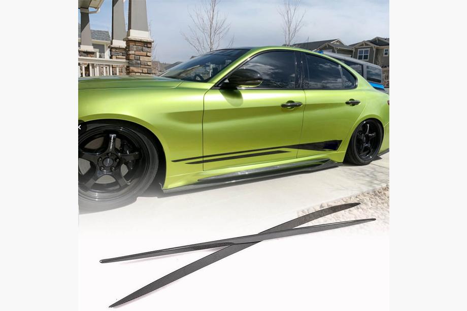 Alfa Romeo Giulia 2016–2022 Sideskirts V1 (voor Base/Sport, carbon) Image