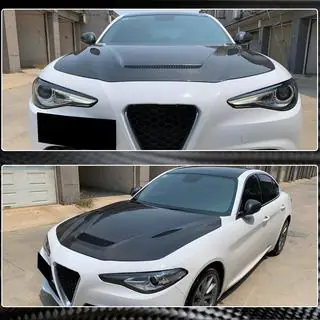 Motorkap V1 (Carbon) Alfa Romeo Giulia 2016–2022 foto 3