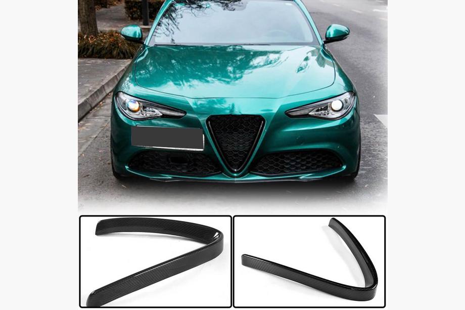 Alfa Romeo Giulia 2016–2022 Grillafdekking (voor Base, dry carbon) Image