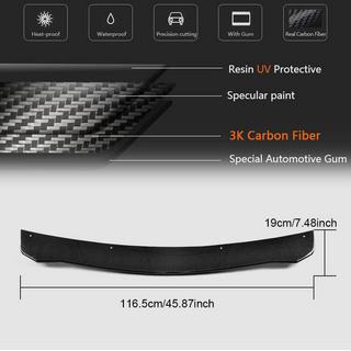 Front bumper lipspoiler Lip V2 (voor Base, carbon) Alfa Romeo Giulia 2016–2022 foto 3