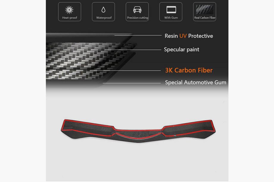Alfa Romeo Giulia 2016–2022 Frontbumper lip (voor Sport, carbon) Foto 8