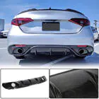 Alfa Romeo Giulia 2016–2022 Achterbumperdiffuser (voor Sport, carbon) foto 2