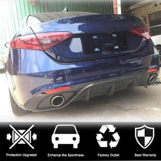 Achterbumperdiffuser (voor Sport, carbon) foto 3