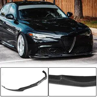 Voorbumperlip Lip V2 (voor Sport, carbon) Alfa Romeo Giulia 2016–2022 foto 2