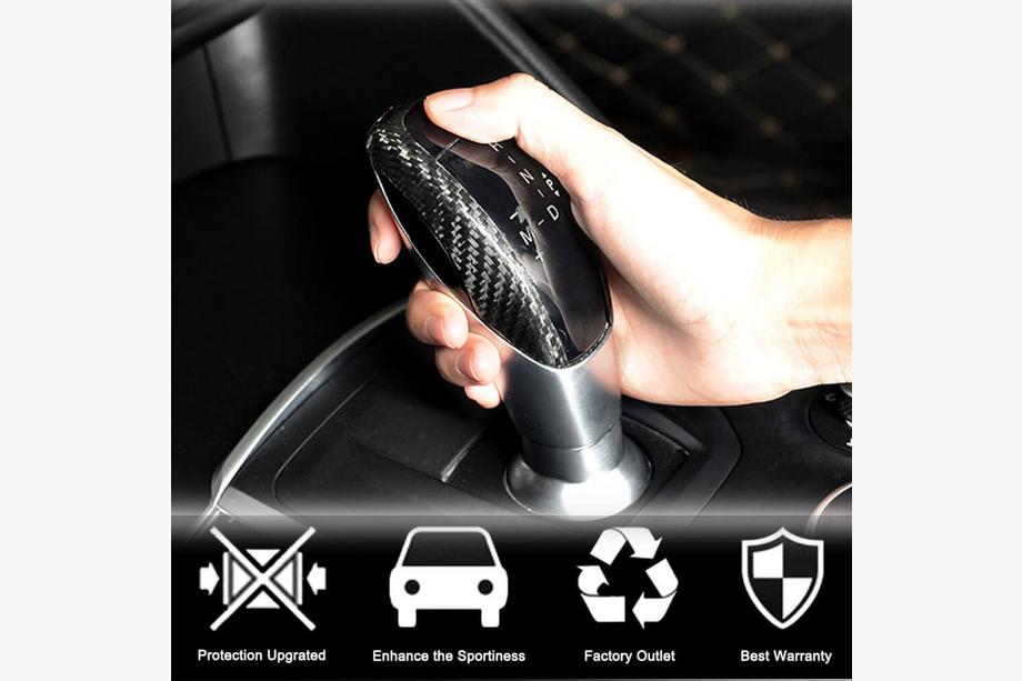 Alfa Romeo Giulia 2016–2022 Cover voor versnellingspookknop (Dry Carbon) Foto 3