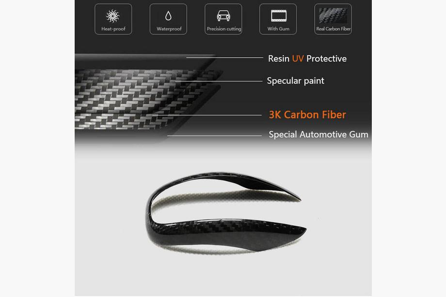 Alfa Romeo Giulia 2016–2022 Cover voor versnellingspookknop (Dry Carbon) Foto 6
