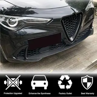 Front lip splitter (voor Base, 2017-2023, carbon) foto 3