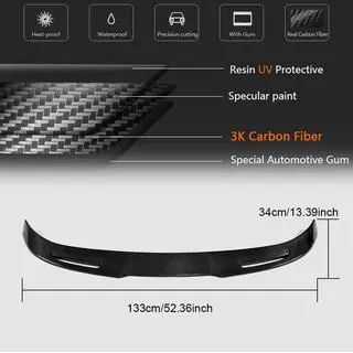 Spoiler V4 (2017-2023, carbon) foto 4