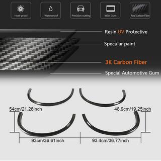 Wielkastlijsten (2017-2023, carbon) Alfa Romeo Stelvio 2016– foto 4