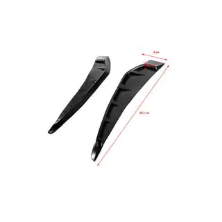 Universele spatbord ventilatieroosters Type-E (imitatie, 2 stuks, rubber) foto 4