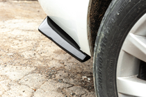 Universele Flap-extensions voor achterbumper type-A (2 stuks, hoogglans zwart, ABS-kunststof) foto 2