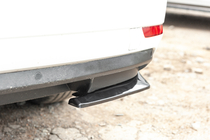 Universele Flap-extensions voor achterbumper type-A (2 stuks, hoogglans zwart, ABS-kunststof) foto 13