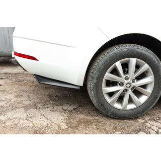 Universele Flap-extensions voor achterbumper type-A (2 stuks, hoogglans zwart, ABS-kunststof) foto 3