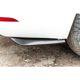 Universele Flap-extensions voor achterbumper type-A (2 stuks, hoogglans zwart, ABS-kunststof) foto 1