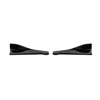 Universele flap-extensions voor achterbumper type B (2 stuks, hoogglans zwart, ABS-kunststof) foto 4